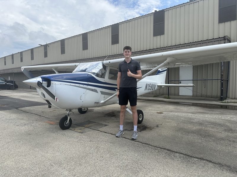 First solo flight, Cessna 172